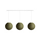 COTTON BALL LIGHTS Triple Hanging Lamp Ceiling - Kaki COTTON BALL LIGHTS Triple Hanging Lamp Ceiling - Kaki