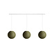 COTTON BALL LIGHTS Triple Hanging Lamp Ceiling - Kaki COTTON BALL LIGHTS Triple Hanging Lamp Ceiling - Kaki