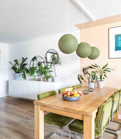 COTTON BALL LIGHTS Triple Hanging Lamp Ceiling - Kaki COTTON BALL LIGHTS Triple Hanging Lamp Ceiling - Kaki