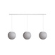 COTTON BALL LIGHTS Triple Hanging Lamp Ceiling - Stone COTTON BALL LIGHTS Triple Hanging Lamp Ceiling - Stone