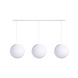 COTTON BALL LIGHTS Triple Hanging Lamp Ceiling - White COTTON BALL LIGHTS Triple Hanging Lamp Ceiling - White