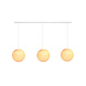 COTTON BALL LIGHTS Triple Hanging Lamp Ceiling - White COTTON BALL LIGHTS Triple Hanging Lamp Ceiling - White