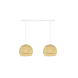 COTTON BALL LIGHTS Double Hanging Lamp Ceiling - Three Quarter Cream COTTON BALL LIGHTS Double Hanging Lamp Ceiling - Three Quarter Cream
