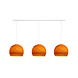 COTTON BALL LIGHTS Cotton Ball Lights Dreifach Pendelleuchte (am Balken) - Drei Vierteln Mustard COTTON BALL LIGHTS Cotton Ball Lights Dreifach Pendelleuchte (am Balken) - Drei Vierteln Mustard