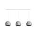 COTTON BALL LIGHTS Cotton Ball Lights Drievoudige hanglamp balk - Driekwart Stone COTTON BALL LIGHTS Cotton Ball Lights Drievoudige hanglamp balk - Driekwart Stone