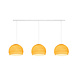 COTTON BALL LIGHTS Triple Hanging Lamp Ceiling - Three Quarter White COTTON BALL LIGHTS Triple Hanging Lamp Ceiling - Three Quarter White