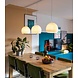 COTTON BALL LIGHTS Triple Hanging Lamp Ceiling - Three Quarter White COTTON BALL LIGHTS Triple Hanging Lamp Ceiling - Three Quarter White
