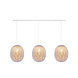 COTTON BALL LIGHTS Cotton Ball Lights Drievoudige hanglamp balk - Oval Stone COTTON BALL LIGHTS Cotton Ball Lights Drievoudige hanglamp balk - Oval Stone