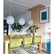 COTTON BALL LIGHTS Cotton Ball Lights Drievoudige hanglamp balk - Oval Stone COTTON BALL LIGHTS Cotton Ball Lights Drievoudige hanglamp balk - Oval Stone