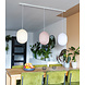 COTTON BALL LIGHTS Triple Hanging Lamp Ceiling - Oval White COTTON BALL LIGHTS Triple Hanging Lamp Ceiling - Oval White