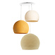 COTTON BALL LIGHTS Triple Hanging Lamp 3 point - Three Quarter Creamy Mustard COTTON BALL LIGHTS Triple Hanging Lamp 3 point - Three Quarter Creamy Mustard