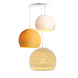 COTTON BALL LIGHTS Triple Hanging Lamp 3 point - Three Quarter Creamy Mustard COTTON BALL LIGHTS Triple Hanging Lamp 3 point - Three Quarter Creamy Mustard