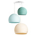 COTTON BALL LIGHTS Triple Hanging Lamp 3 point - Three Quarter River Flow COTTON BALL LIGHTS Triple Hanging Lamp 3 point - Three Quarter River Flow