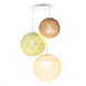 COTTON BALL LIGHTS Triple Hanging Lamp 3 point -Wild Wood COTTON BALL LIGHTS Triple Hanging Lamp 3 point -Wild Wood