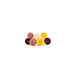 COTTON BALL LIGHTS Light String - Autumn + Adapter COTTON BALL LIGHTS Light String - Autumn + Adapter