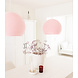COTTON BALL LIGHTS Hanging Lamp Three Quarter - Light Pink COTTON BALL LIGHTS Hanging Lamp Three Quarter - Light Pink