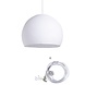 COTTON BALL LIGHTS Cord lamp Three Quarter - White COTTON BALL LIGHTS Cord lamp Three Quarter - White