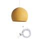 COTTON BALL LIGHTS Cord Lamp Three Quarter - Mustard COTTON BALL LIGHTS Cord Lamp Three Quarter - Mustard