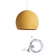 COTTON BALL LIGHTS Snoerlamp Driekwart - Mustard COTTON BALL LIGHTS Snoerlamp Driekwart - Mustard