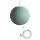 COTTON BALL LIGHTS Snoerlamp - Sea Green COTTON BALL LIGHTS Snoerlamp - Sea Green