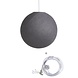 COTTON BALL LIGHTS Snoerlamp - Mid Grey COTTON BALL LIGHTS Snoerlamp - Mid Grey