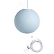 COTTON BALL LIGHTS Cord Lamp - Light Aqua COTTON BALL LIGHTS Cord Lamp - Light Aqua