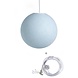 COTTON BALL LIGHTS Snoerlamp - Light Aqua COTTON BALL LIGHTS Snoerlamp - Light Aqua