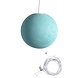 COTTON BALL LIGHTS Snoerlamp - Aqua COTTON BALL LIGHTS Snoerlamp - Aqua