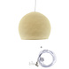 COTTON BALL LIGHTS Snoerlamp Driekwart - Cream COTTON BALL LIGHTS Snoerlamp Driekwart - Cream