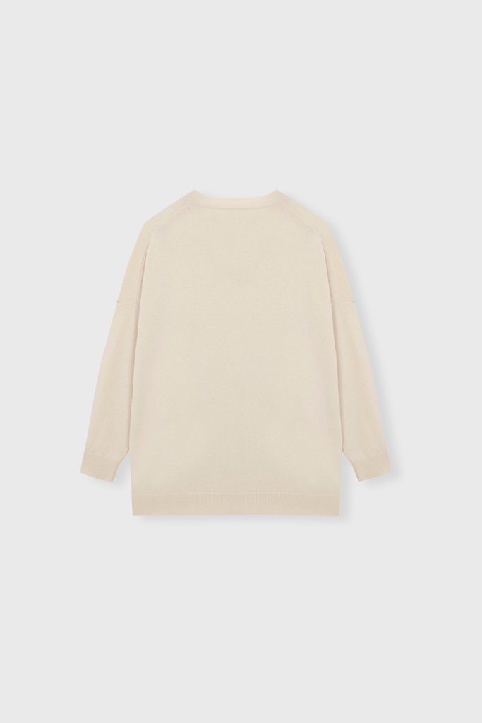 Cordera Cordera // Cashmere V-neck Sweater Natural