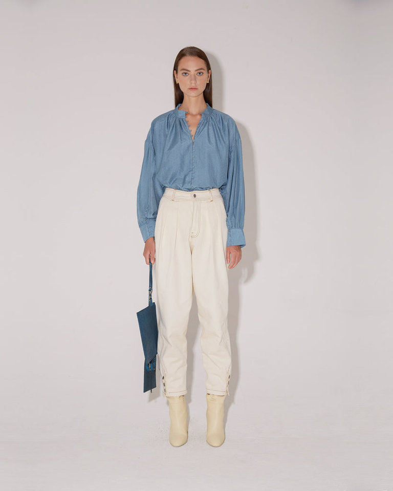 Magali Pascal // Anita Shirt Stone Blue