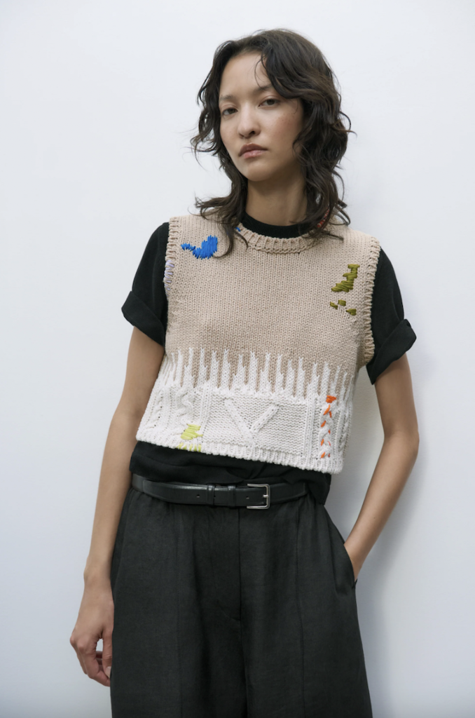 Cordera Cordera // Cotton embroidered top