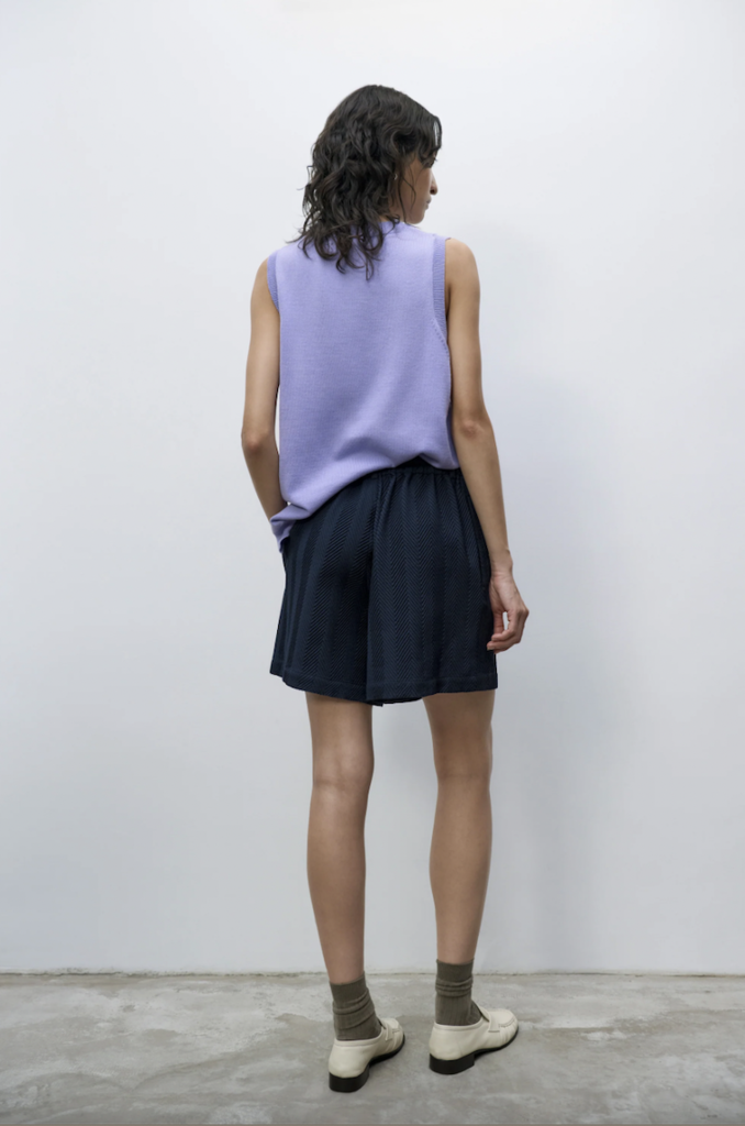 Cordera Cordera // Herringbone shorts