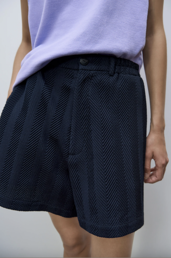 Cordera Cordera // Herringbone shorts