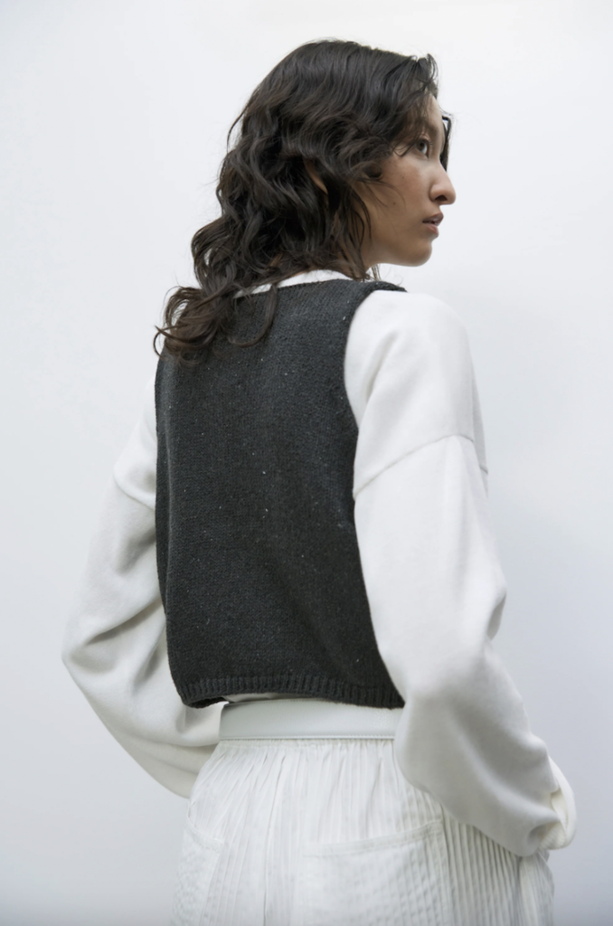 Cordera Cordera // Heather cotton waistcoat