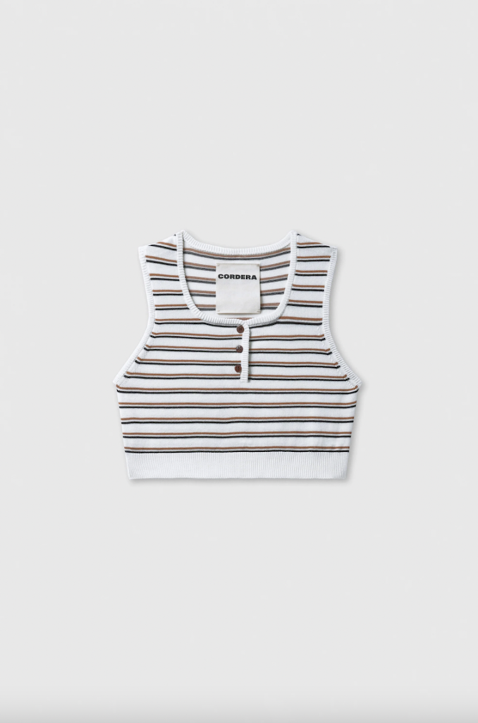 Cordera Cordera // Cotton striped top