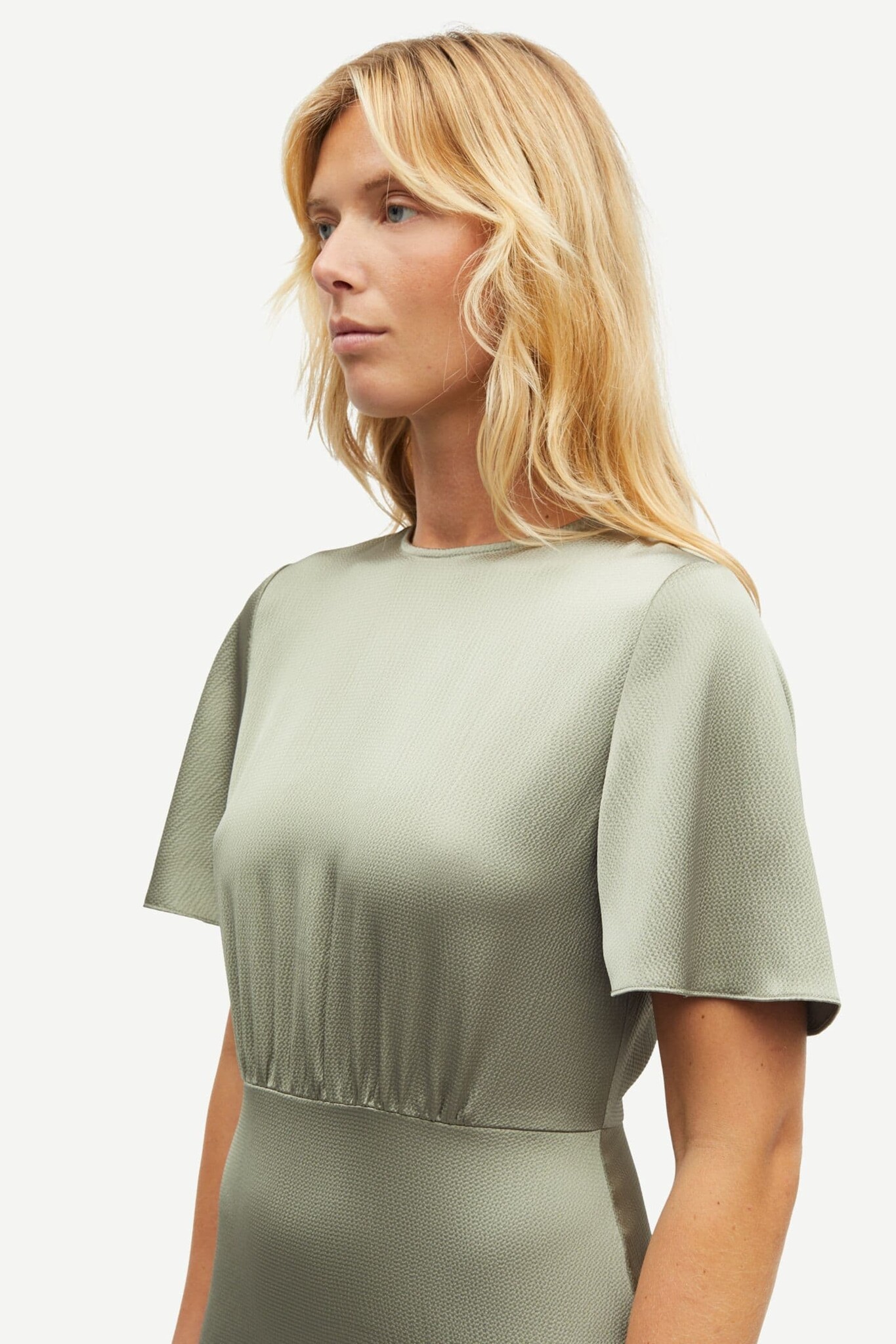 samsoe samsoe green dress Sunna Dress main image 0