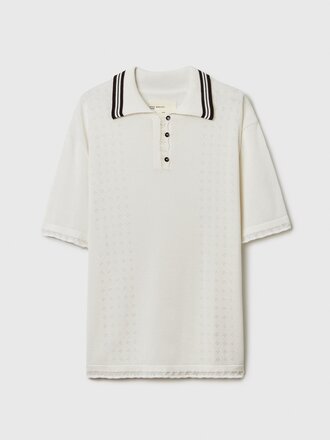 Cordera Organic cotton pointelle polo Cordera Organic cotton pointelle polo