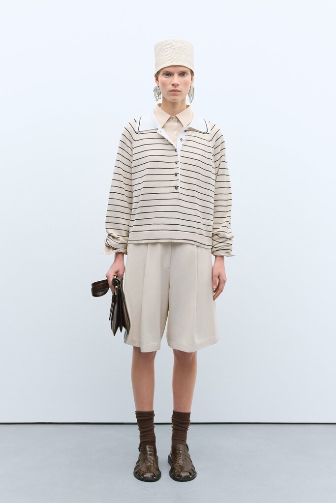 Cordera Cordera // Organic Cotton Striped Polo