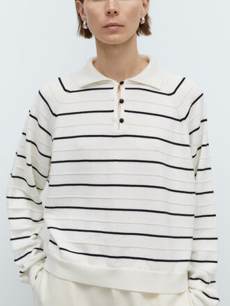 Cordera Merino Wool Striped Polo Cordera Merino Wool Striped Polo
