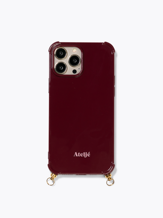 Ateljé Iphone Case Bold Burgundy Ateljé Iphone Case Bold Burgundy