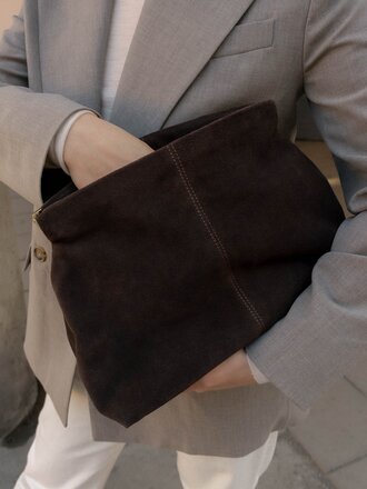 Flattered Clay Clutch