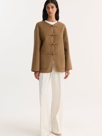 Róhe Mandarin wool jacket