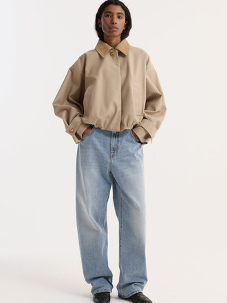 Róhe Suede collar blouson jacket