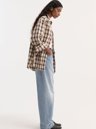 Róhe Oversized check shirt