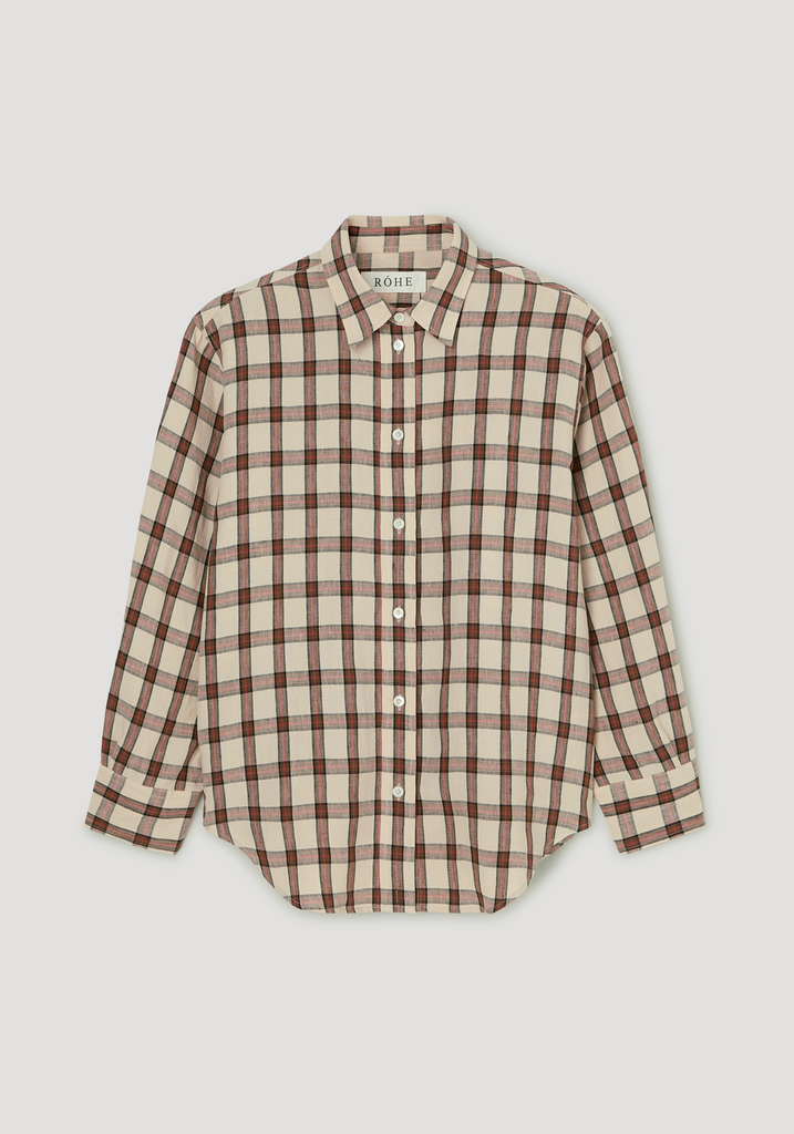 Róhe Róhe // Oversized check shirt
