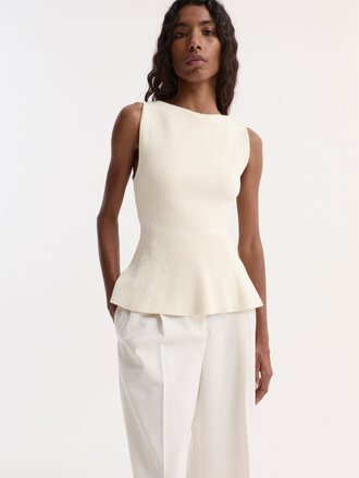Róhe Sculptural knitted top