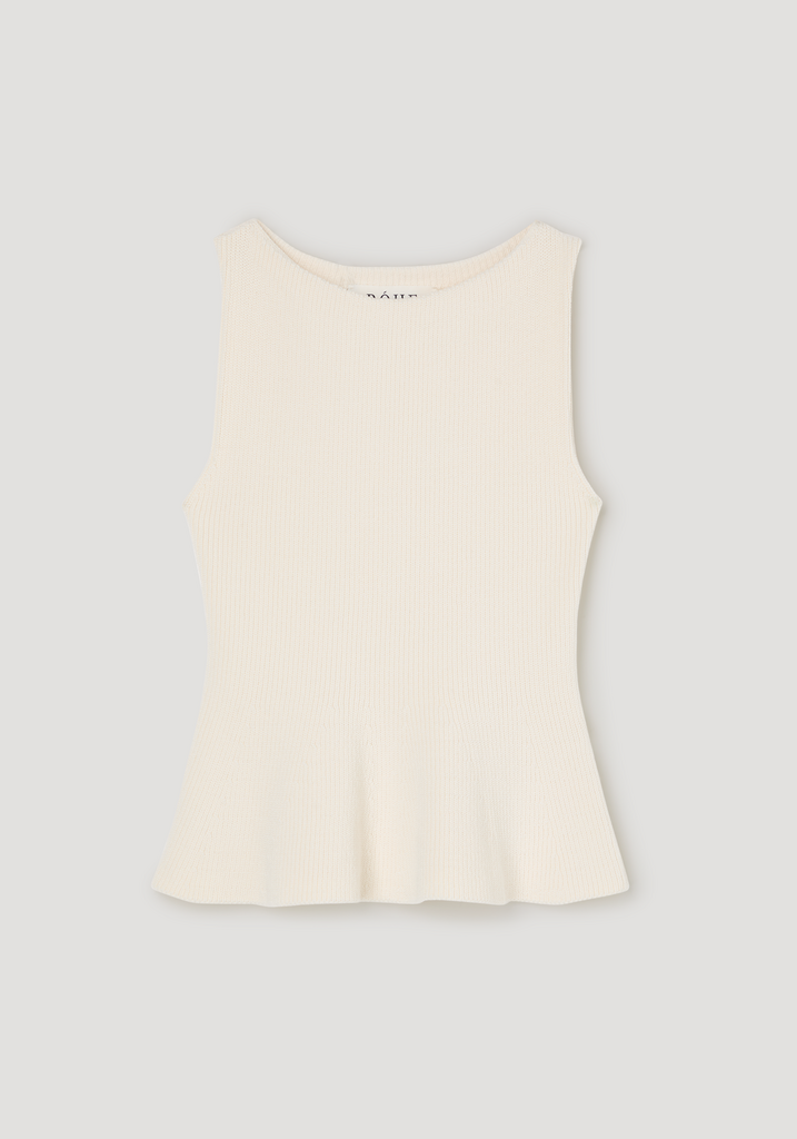 Róhe Róhe // Sculptural knitted top