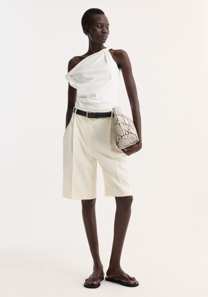 Róhe Róhe // Sculptural cotton silk top