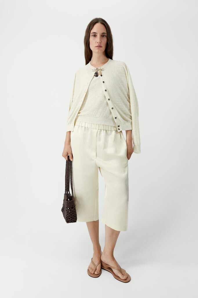 Cordera Cordera // Satin Capri Pants